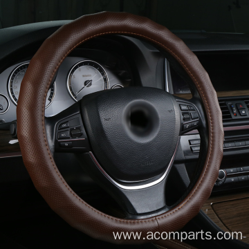 Non-slip and breathable car steering wheel cover